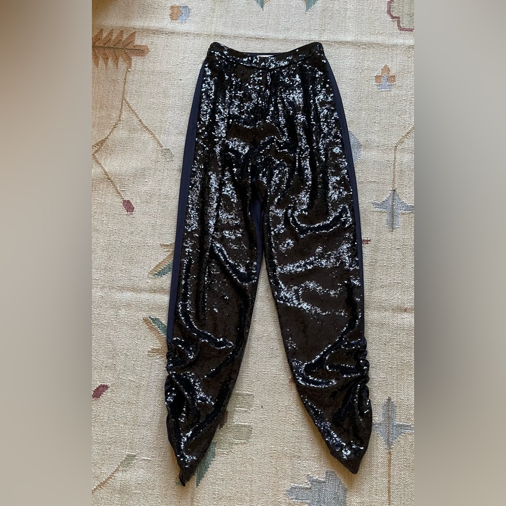 Tibi Sequin Hight Waist Pants Size 2 - image 1